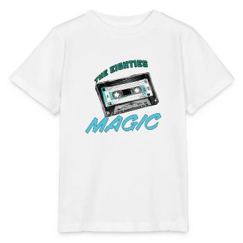 Achtzigern Musikkassettenmotiv - Stanley/Stella Kinder T-Shirt MINI CREATOR  - Weiß - Vorne - Maike (125cm)