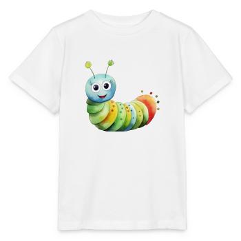 Caterpillar class class animal caterpillar - Stanley/Stella MINI CREATOR Kids’ T-Shirt - white - Front - Maike (125cm)