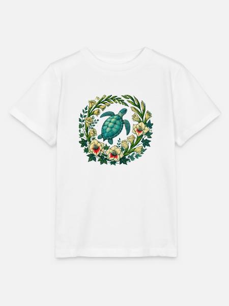 Meeresschildkröte - Stanley/Stella Kinder T-Shirt MINI CREATOR - Weiß