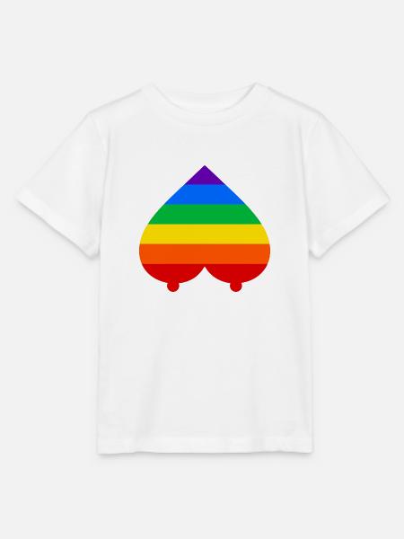 Regenbogen - Stanley/Stella Kinder T-Shirt MINI CREATOR - Weiß