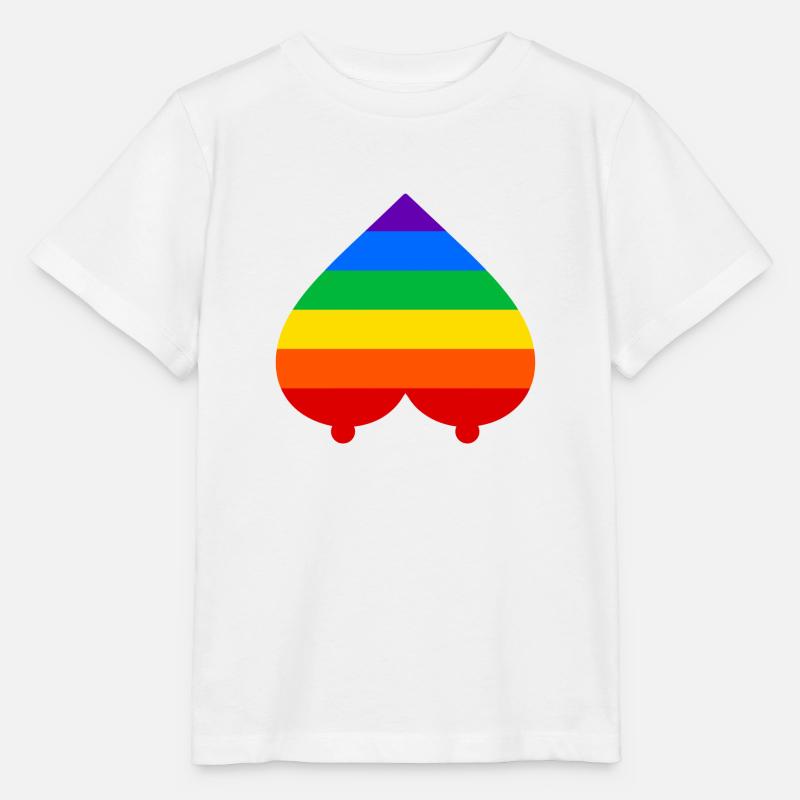 Regenbogen - Stanley/Stella Kinder T-Shirt MINI CREATOR  - Weiß
