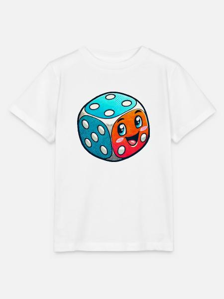 würfel comic - Stanley/Stella Kinder T-Shirt MINI CREATOR - Weiß