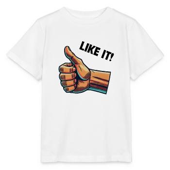 comme main - T-shirt bio MINI CREATOR Stanley/Stella Enfant - blanc - Devant - Maike (125cm)