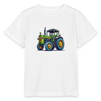Tractor Tractor - Stanley/Stella MINI CREATOR Kids’ T-Shirt - white - Front - Maike (125cm)