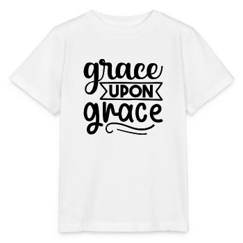 Grâce sur grâce - T-shirt bio MINI CREATOR Stanley/Stella Enfant - blanc - Devant - Maike (125cm)