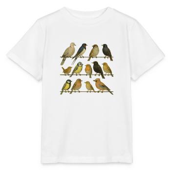 Bird Watcher Bird Lover - Stanley/Stella MINI CREATOR Kids’ T-Shirt - white - Front - Maike (125cm)