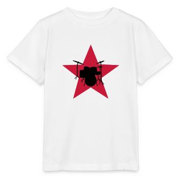 drum - Stanley/Stella MINI CREATOR Kids’ T-Shirt - white - Front - Maike (125cm)
