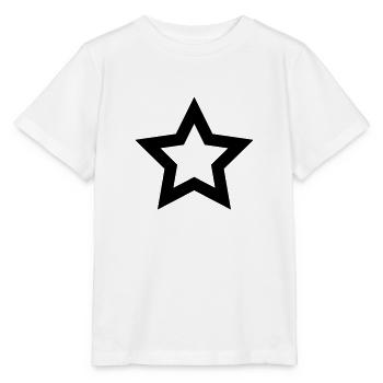 Etoile creuse - T-shirt bio MINI CREATOR Stanley/Stella Enfant - blanc - Devant - Maike (125cm)
