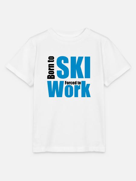 ski - Stanley/Stella Kinder T-Shirt MINI CREATOR - Weiß