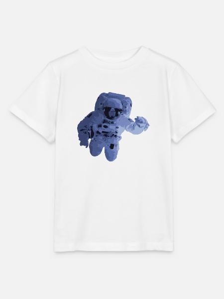 Astronaut - Stanley/Stella Kinder T-Shirt MINI CREATOR - Weiß