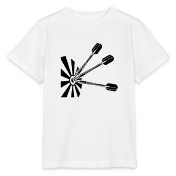 Dart Dartboard dartpfeile - Stanley/Stella Kinder T-Shirt MINI CREATOR  - Weiß - Vorne - Maike (125cm)