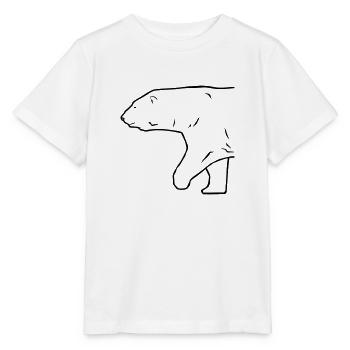 Polar Bear - Eisbär - Stanley/Stella Kinder T-Shirt MINI CREATOR  - Weiß - Vorne - Maike (125cm)