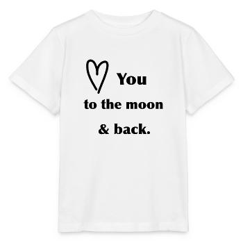 Love you - Stanley/Stella MINI CREATOR Kids’ T-Shirt - white - Front - Maike (125cm)