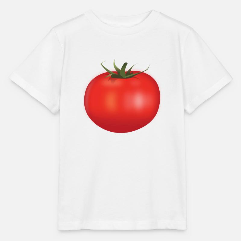 Tomato - Stanley/Stella MINI CREATOR Kids’ T-Shirt - white