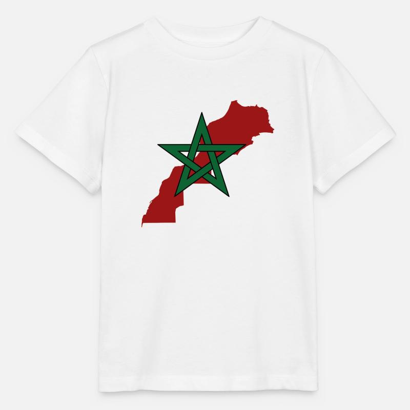 maroc - T-shirt bio MINI CREATOR Stanley/Stella Enfant - blanc
