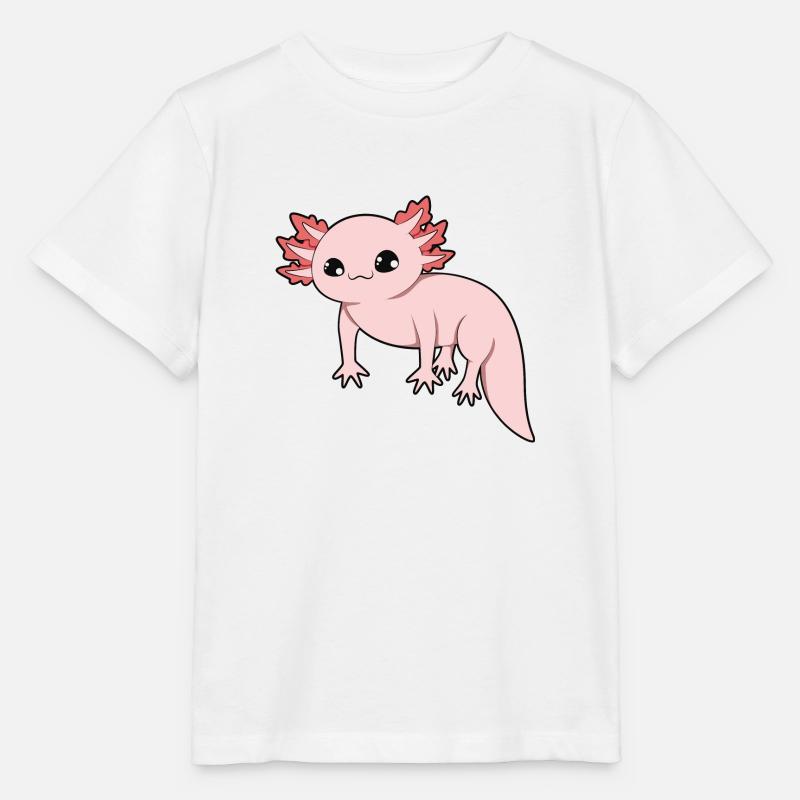 Axolotl - T-shirt bio MINI CREATOR Stanley/Stella Enfant - blanc