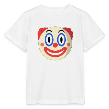 Clown clown clown emoji visage - T-shirt bio MINI CREATOR Stanley/Stella Enfant - blanc - Devant - Maike (125cm)