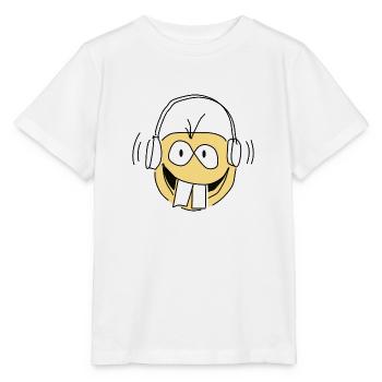 Faire de la musique hören_Musik _tanzen - T-shirt bio MINI CREATOR Stanley/Stella Enfant - blanc - Devant - Maike (125cm)