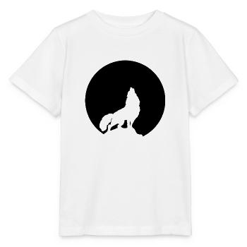 Wolf Moon Star Astronomy - Stanley/Stella MINI CREATOR Kids’ T-Shirt - white - Front - Maike (125cm)