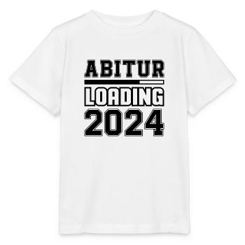 Abitur Loading 2024 - Stanley/Stella Kinder T-Shirt MINI CREATOR  - Weiß - Vorne - Maike (125cm)