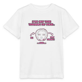 witziges Nicht-Nachdenken-Design / lustige Sprüche - Stanley/Stella Kinder T-Shirt MINI CREATOR  - Weiß - Vorne - Maike (125cm)