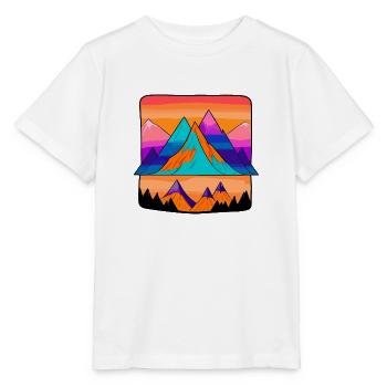 Hills on hills on hills - Stanley/Stella MINI CREATOR Kids’ T-Shirt - white - Front - Maike (125cm)