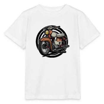 Star (rusty) // Illustration - Stanley/Stella MINI CREATOR Kids’ T-Shirt - white - Front - Maike (125cm)