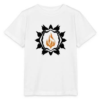 Rune de feu - T-shirt bio MINI CREATOR Stanley/Stella Enfant - blanc - Devant - Maike (125cm)