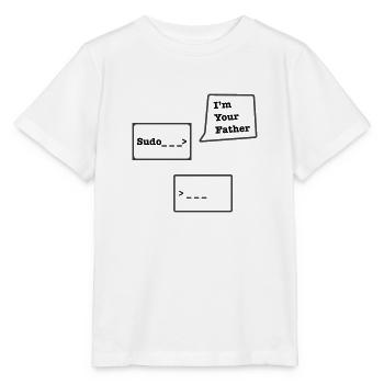 Linux Sudo - Stanley/Stella MINI CREATOR Kids’ T-Shirt - white - Front - Maike (125cm)