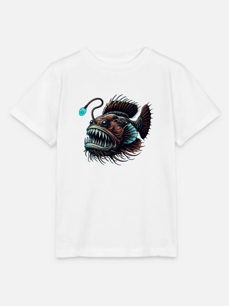 Anglerfisch Anglerfisch Anglerfisch Angler - Stanley/Stella T-shirt MINI CREATOR til børn - hvid