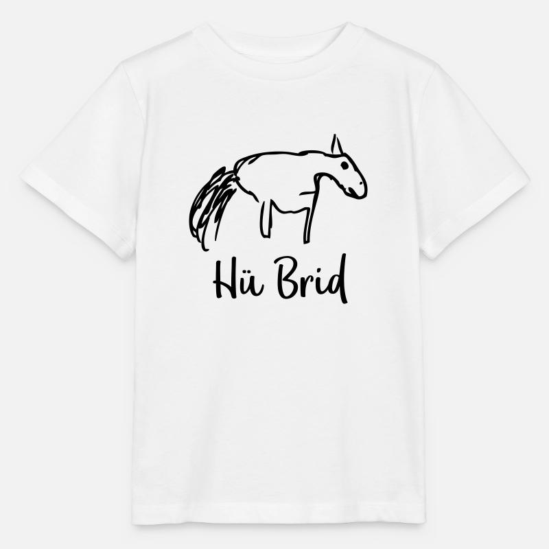 Hü Brid Pferd Hybrid Kfz - Stanley/Stella Kinder T-Shirt MINI CREATOR  - Weiß