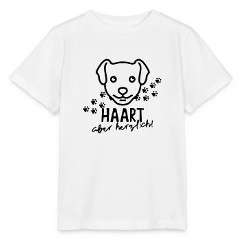 Haart aber herzlich - Stanley/Stella Kinder T-Shirt MINI CREATOR  - Weiß - Vorne - Maike (125cm)