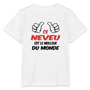 BEST NEPHEW - Stanley/Stella MINI CREATOR Kids’ T-Shirt - white - Front - Maike (125cm)