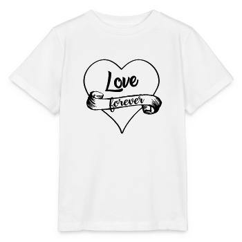 l’amour pour toujours - T-shirt bio MINI CREATOR Stanley/Stella Enfant - blanc - Devant - Maike (125cm)