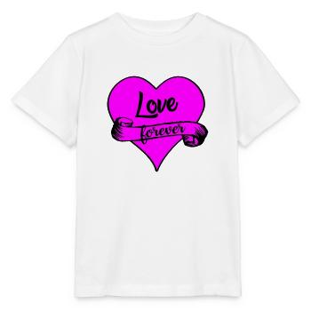 l’amour pour toujours - T-shirt bio MINI CREATOR Stanley/Stella Enfant - blanc - Devant - Maike (125cm)