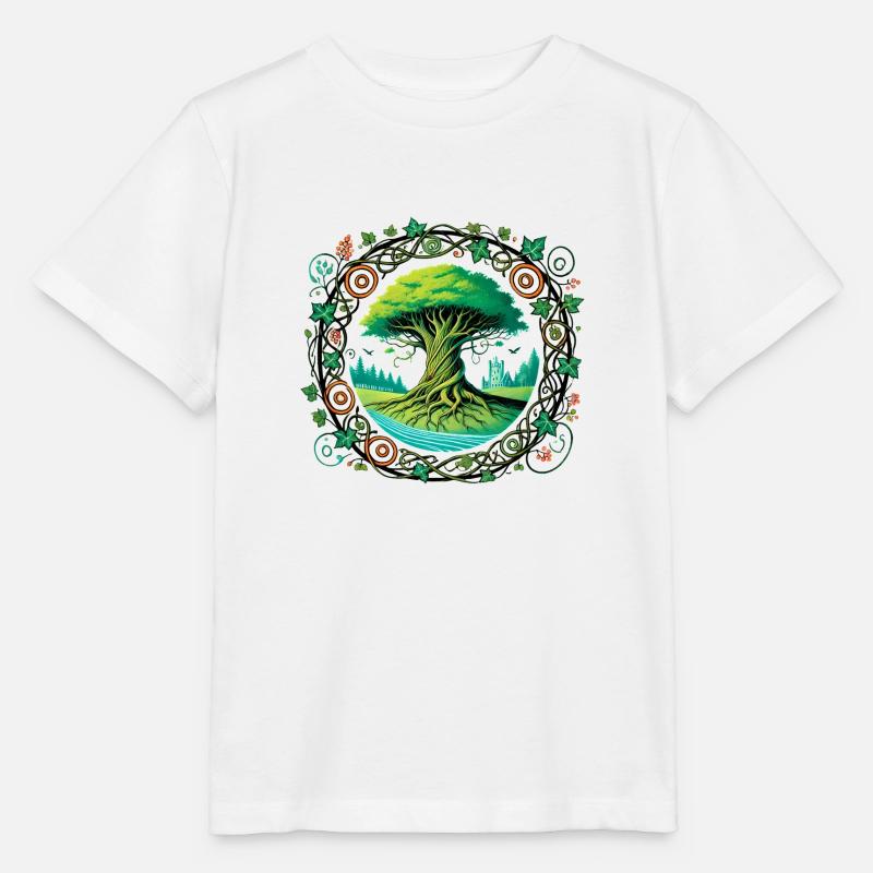 Arbre de vie - T-shirt bio MINI CREATOR Stanley/Stella Enfant - blanc