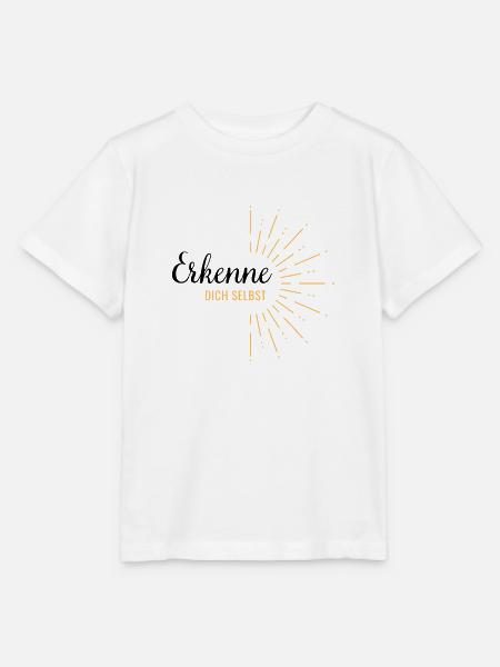 Erkenne dich selbst - Stanley/Stella Kinder T-Shirt MINI CREATOR - Weiß