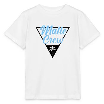 Malle Crew Mallorca - T-shirt bio MINI CREATOR Stanley/Stella Enfant - blanc - Devant - Maike (125cm)