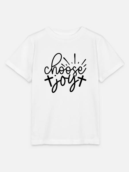 Choose Joy - Stanley/Stella Kinder T-Shirt MINI CREATOR - Weiß
