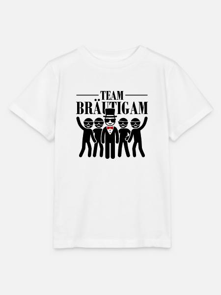 Team Bräutigam Lustig - Stanley/Stella Kinder T-Shirt MINI CREATOR - Weiß
