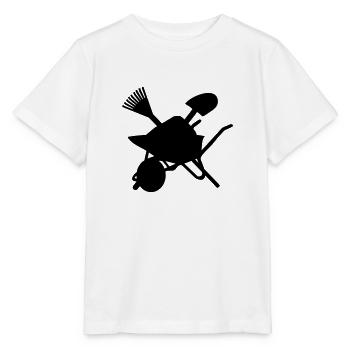 Gartenarbeit - Stanley/Stella Kinder T-Shirt MINI CREATOR  - Weiß - Vorne - Maike (125cm)