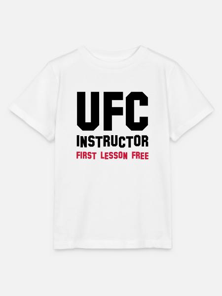 ufc instructor - T-shirt bio MINI CREATOR Stanley/Stella Enfant - blanc