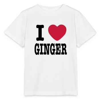 Ich liebe Ingwer - Stanley/Stella Kinder T-Shirt MINI CREATOR  - Weiß - Vorne - Maike (125cm)