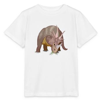 Dinosaur 24 - Stanley/Stella MINI CREATOR Kids’ T-Shirt - white - Front - Maike (125cm)