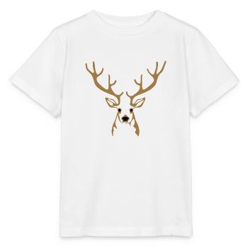 Hirsch - T-shirt bio MINI CREATOR Stanley/Stella Enfant - blanc - Devant - Maike (125cm)