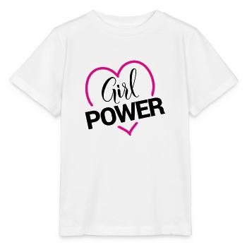 Girl power - Stanley/Stella MINI CREATOR Kids’ T-Shirt - white - Front - Maike (125cm)