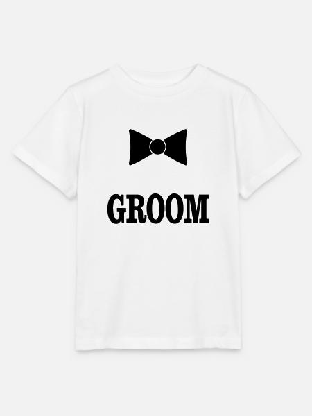 groom bowtie - Stanley/Stella Kinder T-Shirt MINI CREATOR - Weiß
