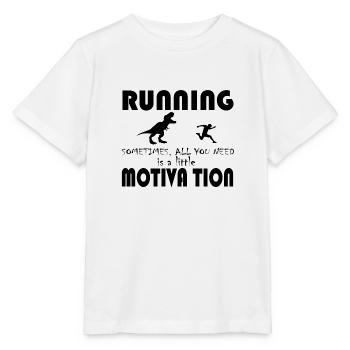 Dinosaurier Dino Dinosaur - Stanley/Stella MINI CREATOR Kids’ T-Shirt - white - Front - Maike (125cm)