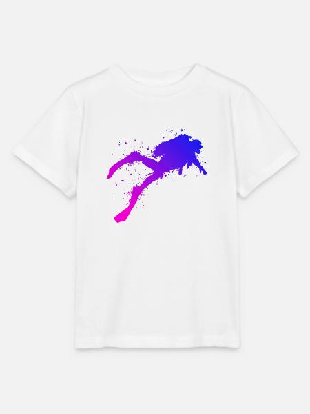 Scuba Diving Scuba Dive Men Divers - Stanley/Stella Kinder-T-shirt MINI CREATOR - wit