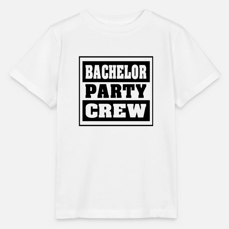 Bachelor Party Crew - Stanley/Stella Kinder T-Shirt MINI CREATOR - Weiß